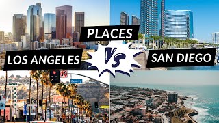 Los Angeles Vs San Diego Places Comparison 2024! San Diego Vs Los Angeles! Travel Video