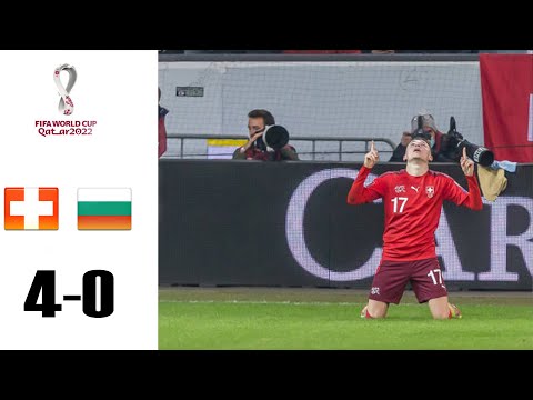Switzerland vs Bulgaria 4-0 Highlights | World Cup Qualification 2022