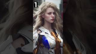 Which female warrior will save you? #shorts #beautiful #beautifulgirl