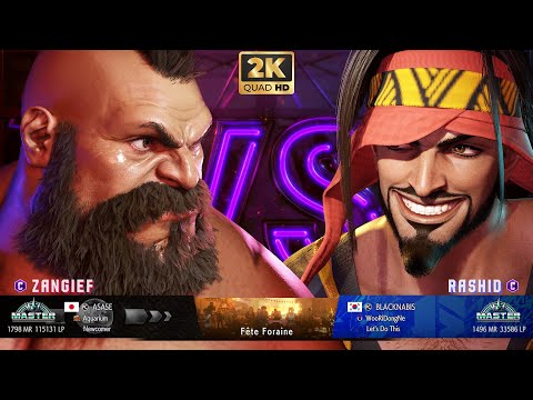 Street Fighter 6 🔥 ASASE (ZANGIEF) VS BLACKNABIS (RASHID) 🔥 Ranked Match 🔥 SF6 [2K ACTION]