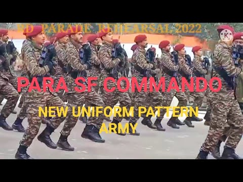 PARA Special Force marching rehearsal | New Uniform pattern introducing | RD parade rehearsal