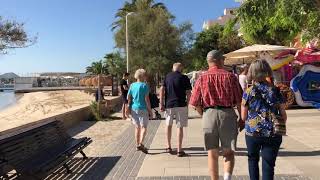 A Walk Along the Promenade in Puerto Pollensa on Mallorca