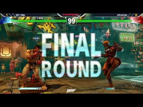WNF 2.5 SFV - SD | Illija (Ryu) vs AfroCole (Guile, Dhalsim)