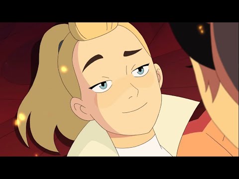 Adora flirts with Catra / She-Ra (did you just jump into fire for me?)
