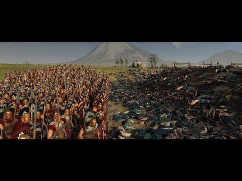 Rome Total War 2: 300 Spartans vs 5000 Barbarians [1080p]