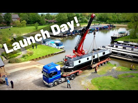 Launching Our New Canal Narrowboat! Ep. 47