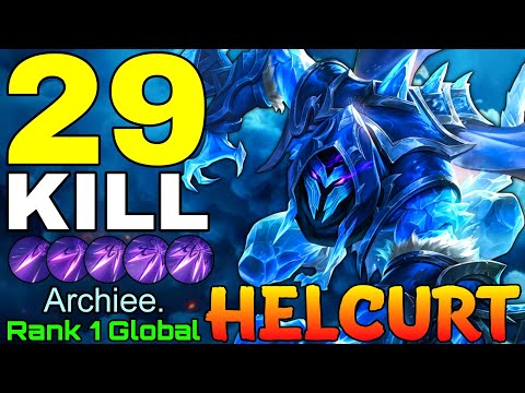 29 Kills Helcurt Super Aggressive Monster - Top 1 Global Helcurt by Archiee. - Mobile Legends