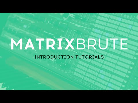 MatrixBrute Introduction Tutorials