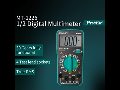 Цифровий мультиметр Pro'sKit MT-1226 Прев'ю 3