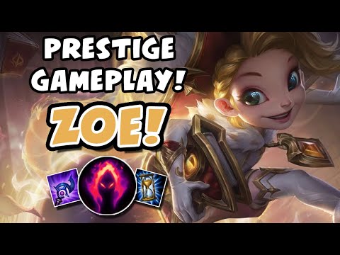 THE NEW ZOE PRESTIGE SKIN IS GREAT! - VICKSY | League of Legends