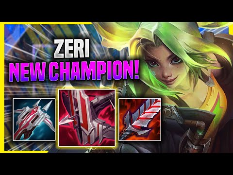 KOREAN CHALLENGER PLAYS NEW CHAMPION ZERI! - Korean Challenger Plays Zeri MID vs Zoe!