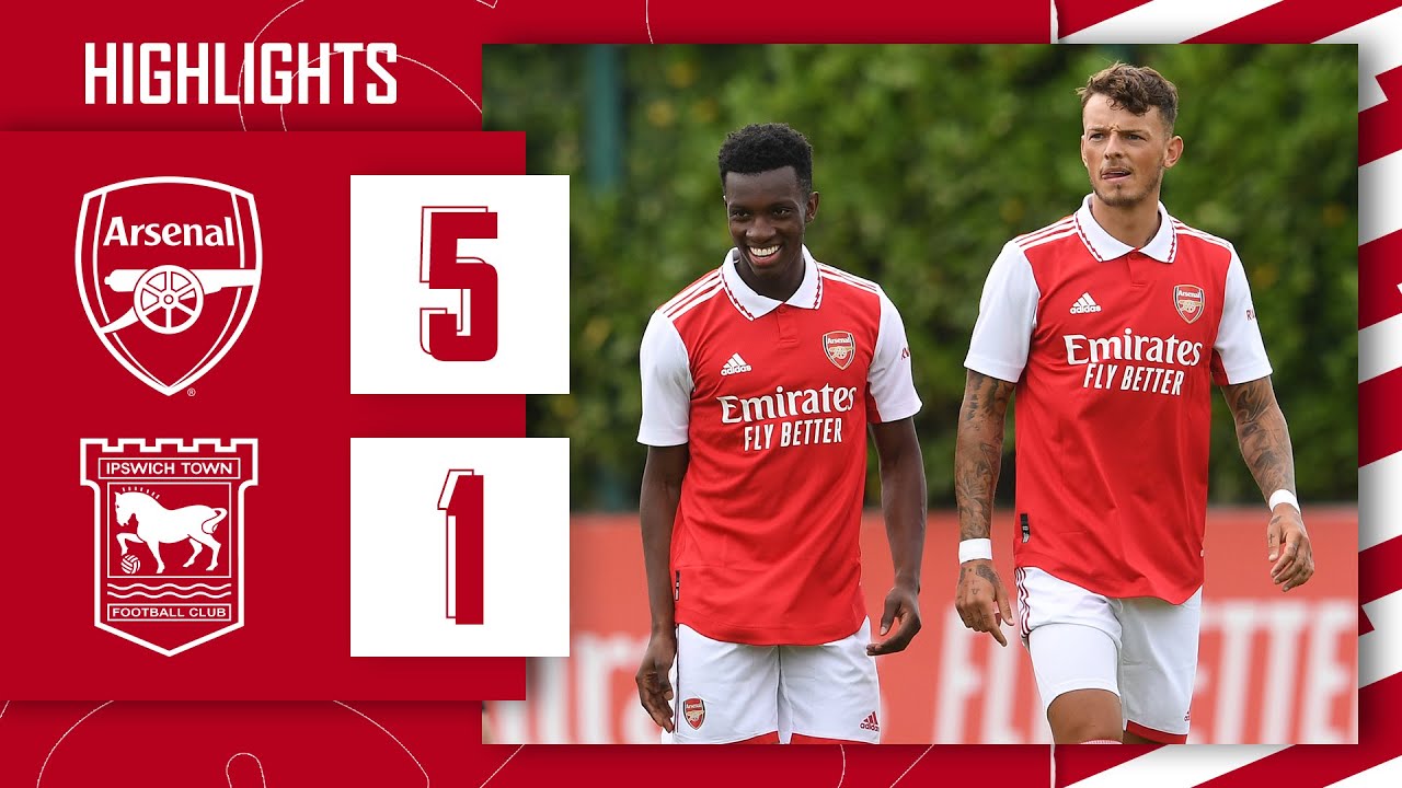 HIGHLIGHTS | Arsenal 5-1 Ipswich Town | Nketiah (3), Lokonga, Balogun