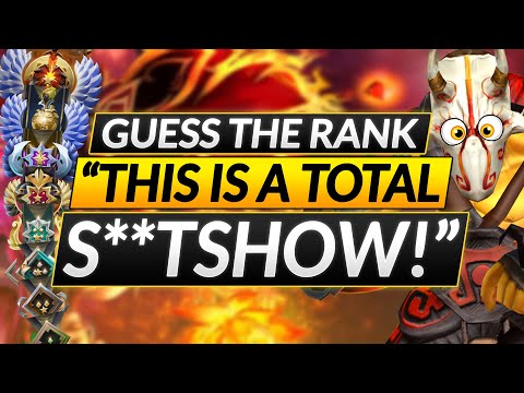 NEW 7.30B GUESS THE RANK - "You Are BEYOND USELESS" - Pro Coach Review - Dota 2 Smurf Guide