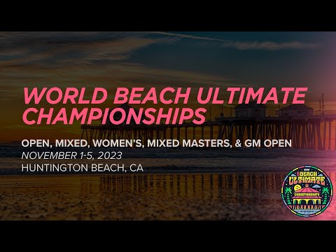 Great Britain vs. Germany (Mixed Quarterfinal) | 2023 World Beach Ultimate Championships