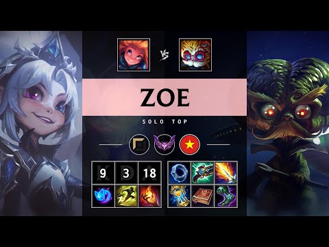 Zoe Top vs Heimerdinger - VN Master Patch 25.09