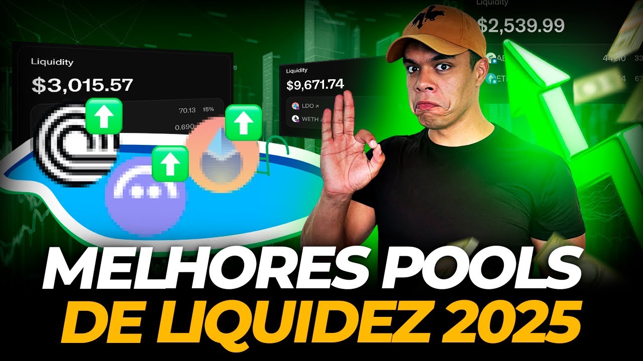 📊 MELHORES POOLS DE LIQUIDEZ PARA 2025 💰 Renda passiva com criptos usando DeFi