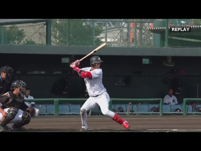 【ファーム】マリーンズ・三家 同点に追いつく2ランホームラン!! 2019/3/27 M-F(ファーム)