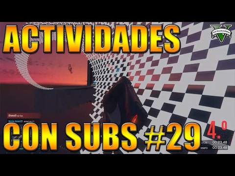 GTA 5: Una carrera modeada. Actividades con Subs #29