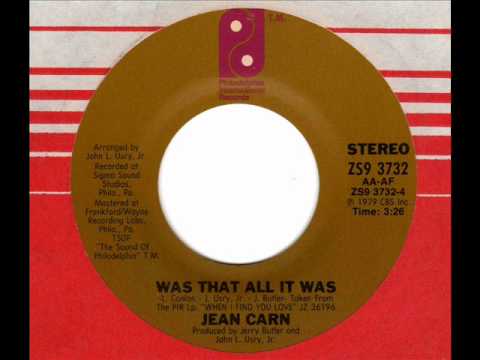 JEAN CARN  Was that all it was 70s Modern Soul