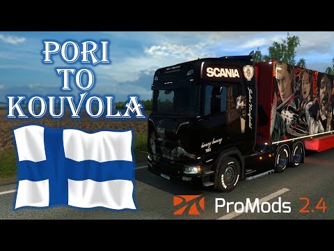 ProMods 2.40 Pori to Kouvola (Finland) with Scania S | Euro Truck Simulator 2
