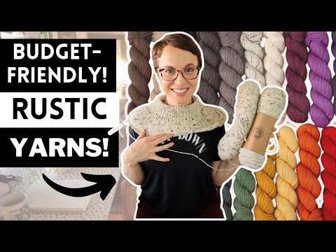RUSTIC YARN ON A BUDGET🧶 {MIDWEEK RAMBLE}  #knitting