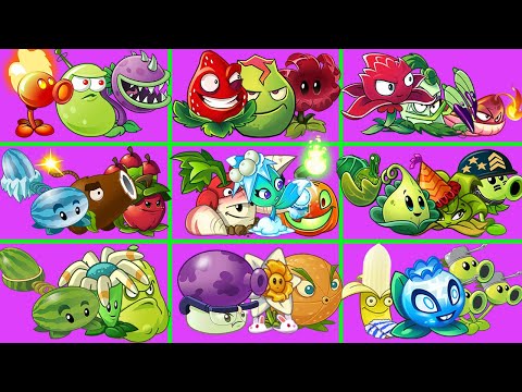 Radom 09 Team Plant Vs 03 Round Team Zombie - Who Is The Best? - PvZ 2 Discovery