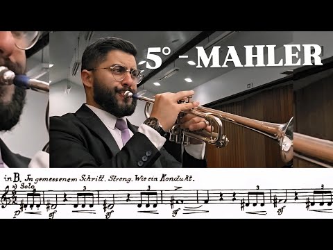 Mahler - Symphony No.5 - trumpet excerpts-   Daniel Leal trumpet