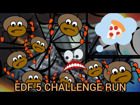 25k Enemies, 1 Shot EDF 5 Inferno CHALLENGE RUN m92 Earth Defense Force 5