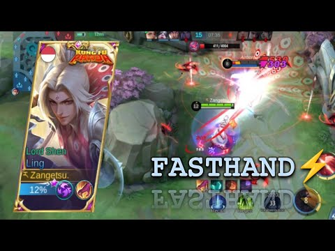 LING FASTHAND + ON POINT! PERFECT COMBO! | TOP GLOBAL LING - MLBB
