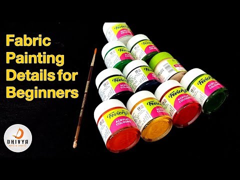 Fabric Painting Beginners Guide/ Fabric Painting on Clothes/ Complete Details