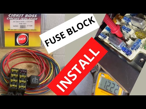 Install Auxiliary Fuse Block Switched or Constant