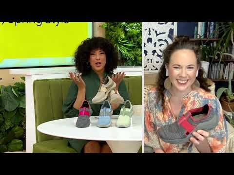Earth Origins Knit Trail Slip-Ons - Tanvi on QVC