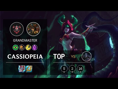 Cassiopeia Top vs Shen - BR Grandmaster Patch 10.23