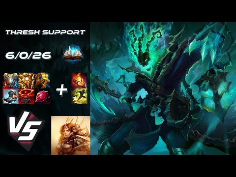 SUPPORT Thresh vs Leona - EU Grandmaster Patch 25.S2.8