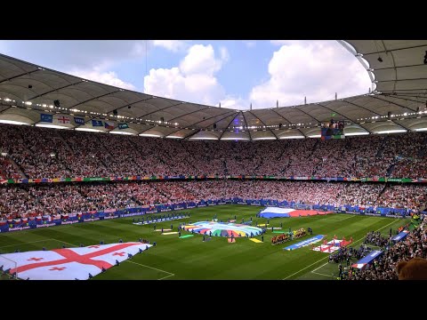 EURO2024 Georgia National Anthem in Hamburg/EURO2024 ジョージア代表 国歌斉唱@ハンブルク