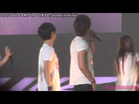 120804 SMTown in Tokyo - Hope (Ending)