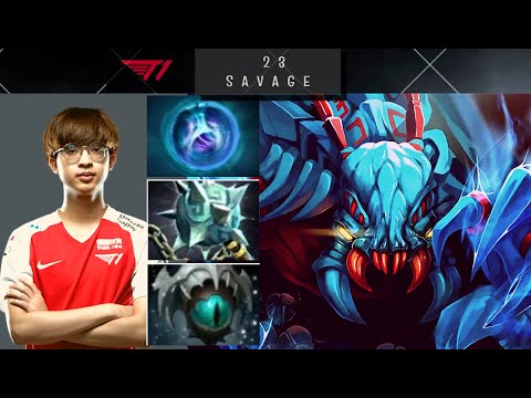 T1 23 Savage (Weaver) VS OG Topson (Zues) and OG Sumail (Luna)