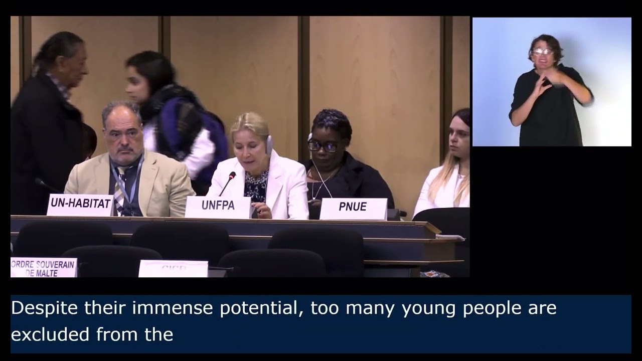 UNFPA Statement for Item 3: Biennial panel discussion on youth and human rights