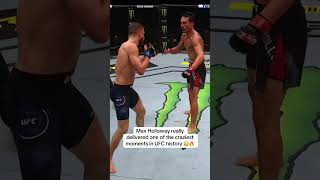 An iconic moment from Max Holloway 😱