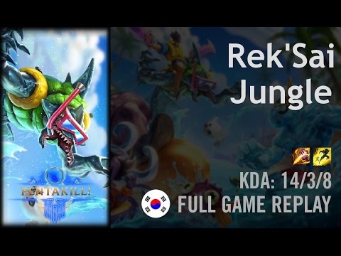 Rek'Sai Jungle vs Kindred - Cuzz - KR Challenger Path 5.23