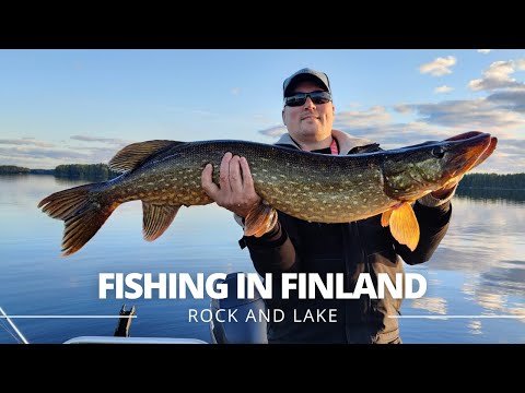 Fishing in Finland - Rock and Lake