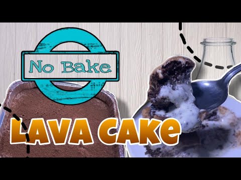 No bake Lava Cake | Creamy & Delicious
