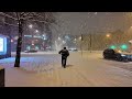 HEAVY SNOW BLIZZARD IN HELSINKI ❄️ Winter Storm City Walk | Finland 4K 🇫🇮