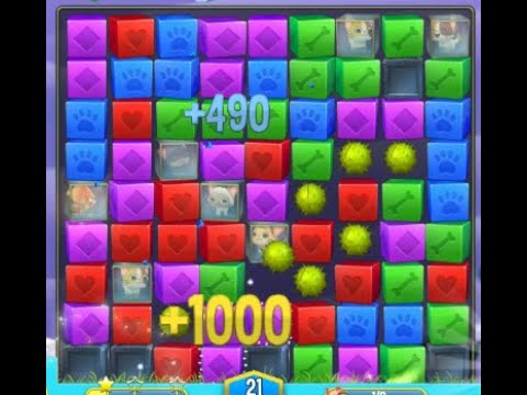 Pet Rescue Saga Level 5853 x2 no boosters