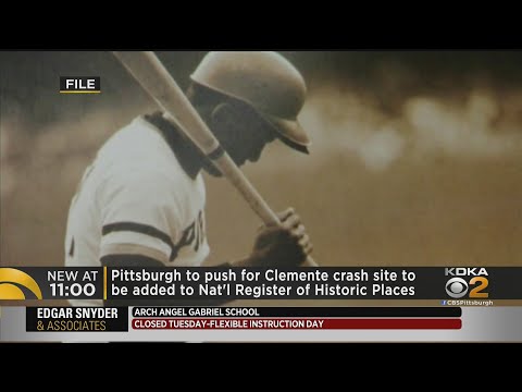 Pittsburgh Officials Want Federal Government To Recognize Site Of Clemente's Death