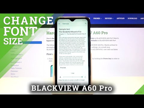 How to Change Font Size in BLACKVIEW A60 Pro – Make Font Larger