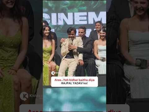 Rajpal Yadav ends up sharing Akshay Kumar's seat, and fans can't stop laughing #Welcometothejungle