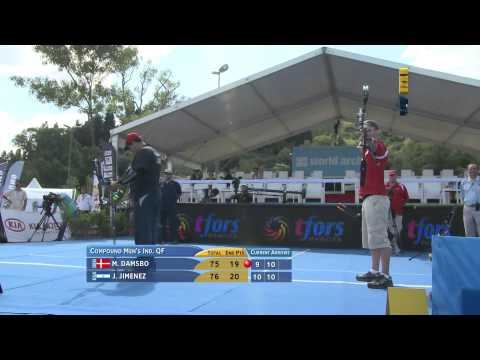 Martin Damsbo v Jorge Jimenez – compound men's quarterfinal | Istanbul 2011 Archery World Cup Final