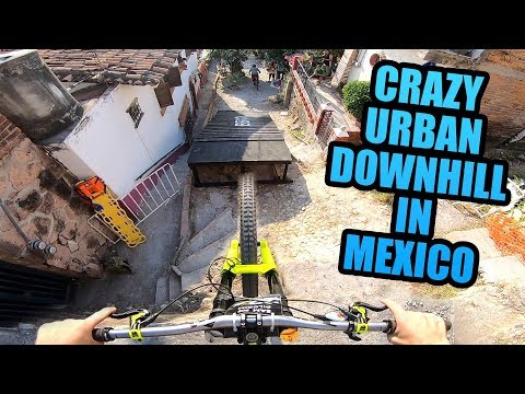 CRAZY URBAN MTB DOWNHILL TRACK IN MEXICO!