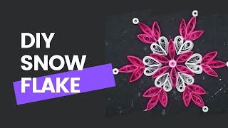 DIY Christmas Crafts - Christmas Snowflake